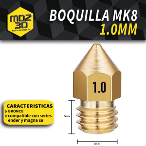 Boquilla Nozzle MK8 1.0mm