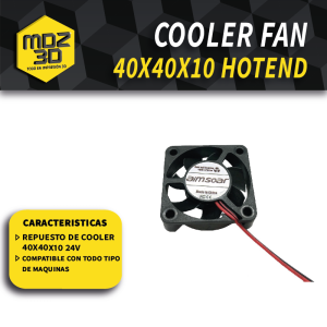 Cooler Fan hotend 40x40x10 Mendoza V1
